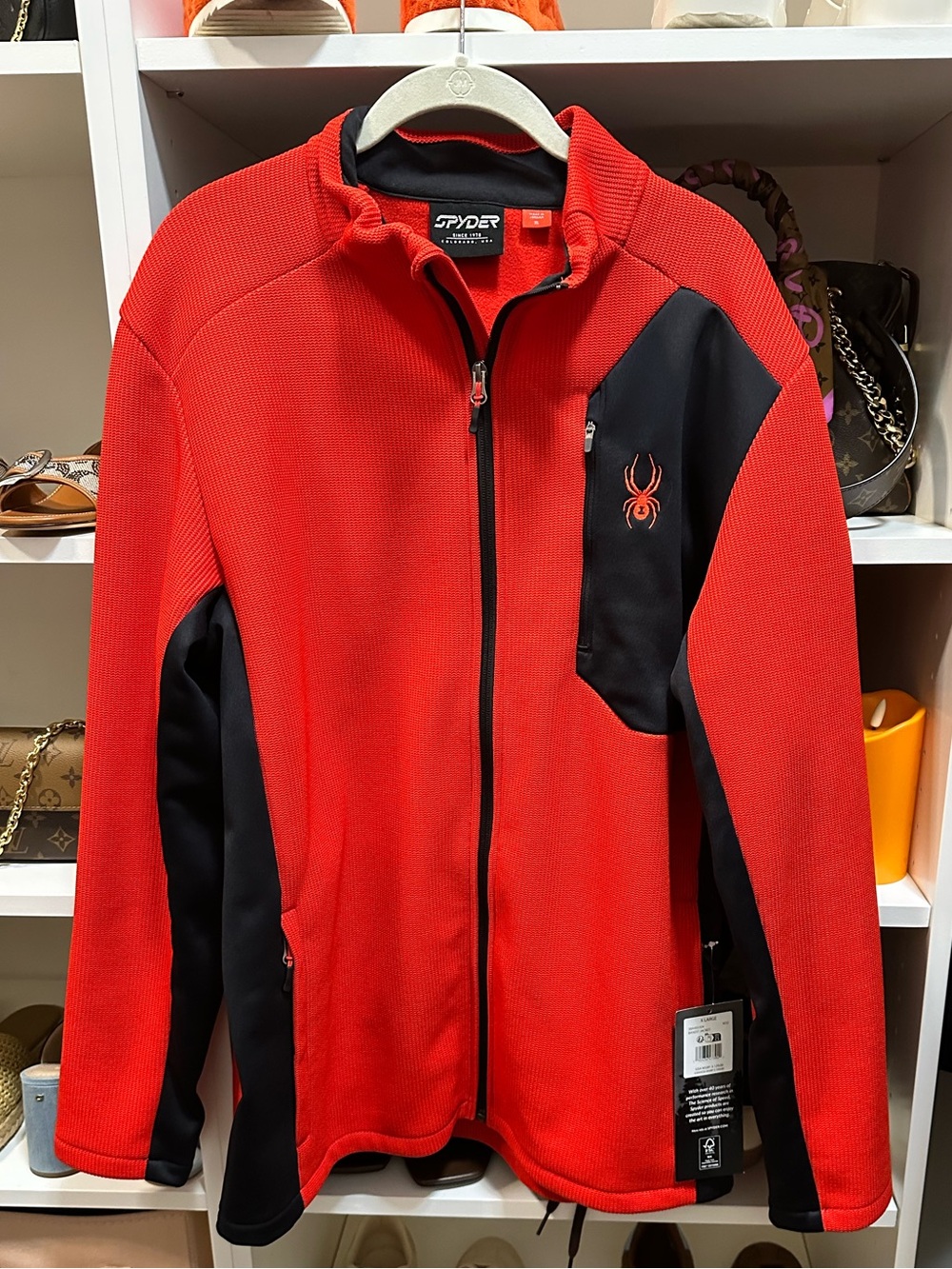 NWT Spyder Men’s Full Zip Jacket size XL